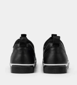 Clearance SNEAKERS CASUAL CALCETÍN PIEL NEGRO Hombre Sneakers