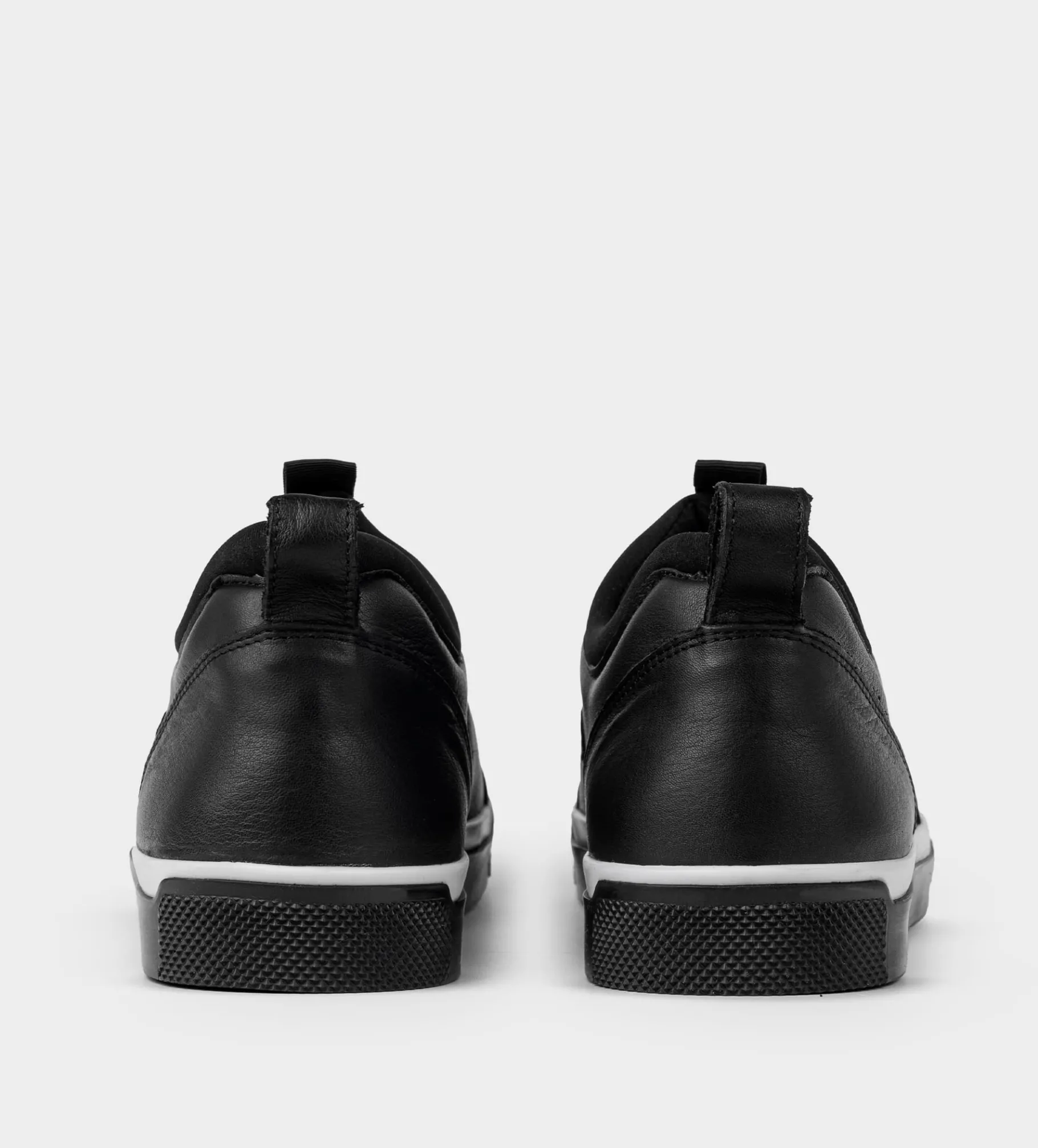 Clearance SNEAKERS CASUAL CALCETÍN PIEL NEGRO Hombre Sneakers