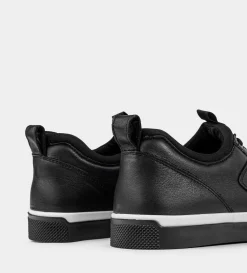 Clearance SNEAKERS CASUAL CALCETÍN PIEL NEGRO Hombre Sneakers