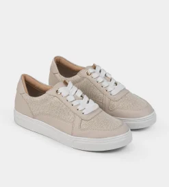 Hot SNEAKERS TEXTIL CASUAL BEIGE Mujer Sneakers