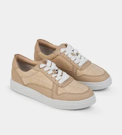 Best SNEAKERS TWEED CASUAL BEIGE Mujer Sneakers