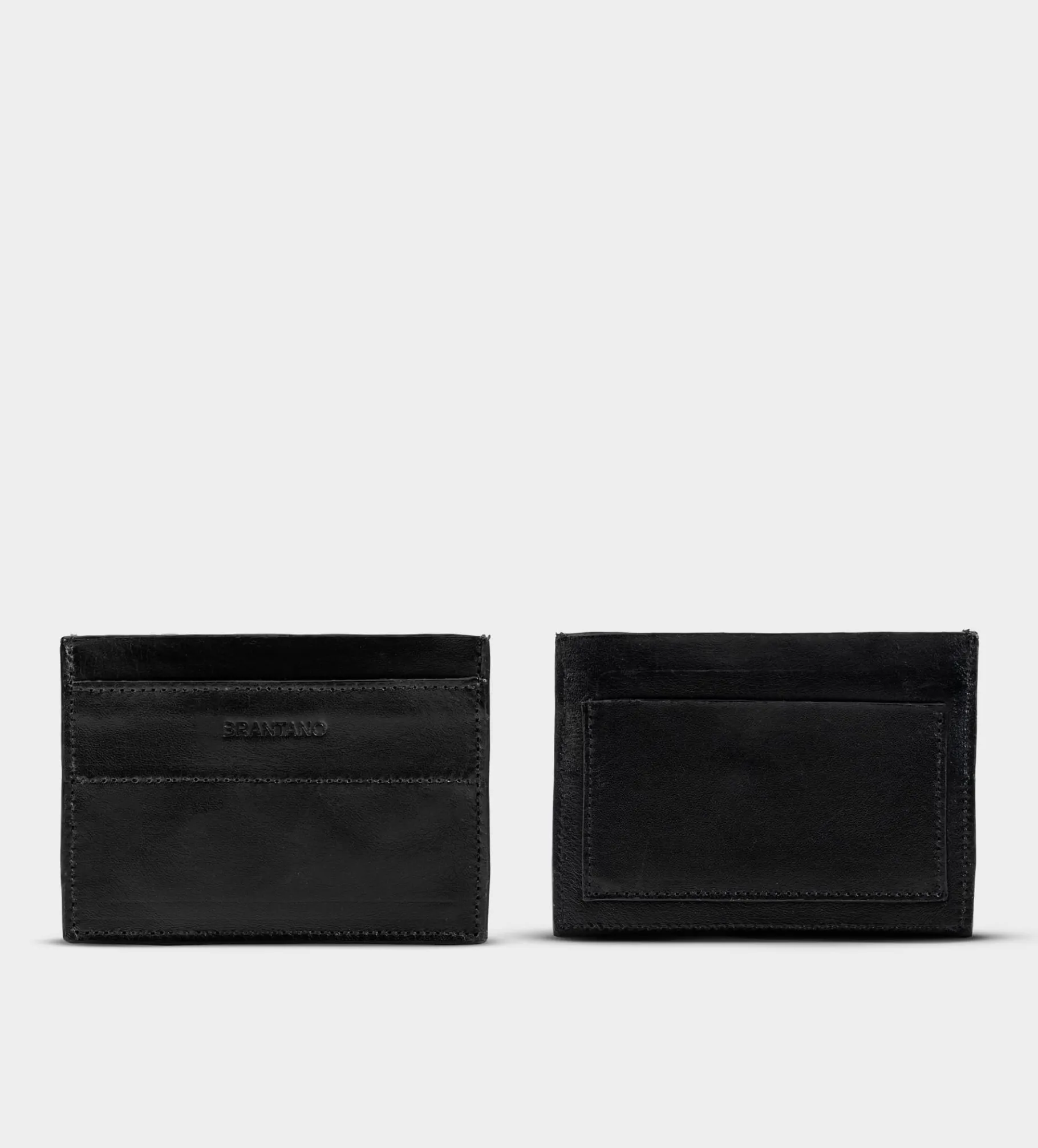 Best TARJETERO PIEL GENUINA NEGRO Hombre Travel Collection