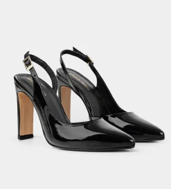 Sale ZAPATILLA DESTALONADA CHAROL NEGRO Mujer Fiesta | Tacones Y Zapatillas