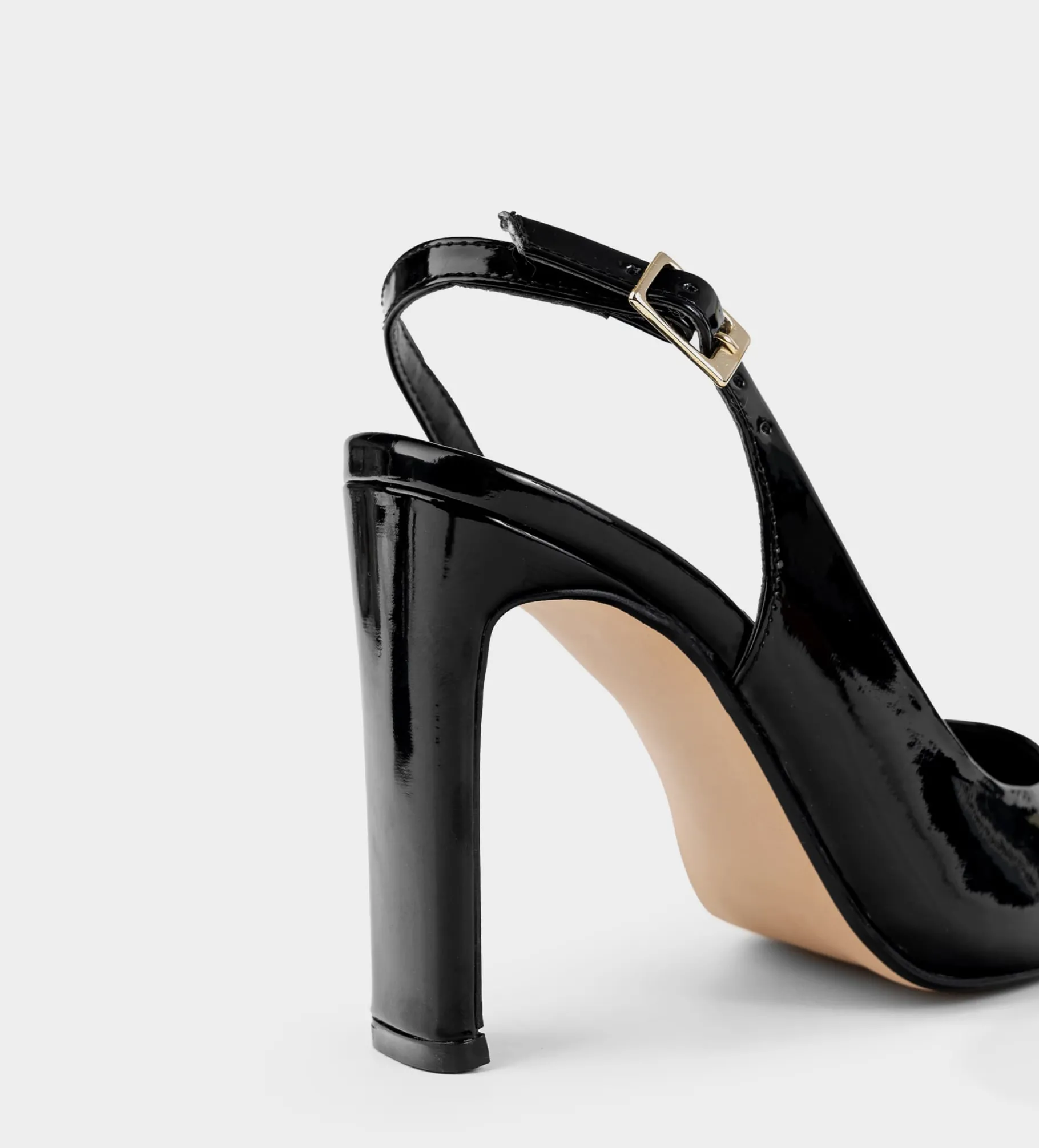 Sale ZAPATILLA DESTALONADA CHAROL NEGRO Mujer Fiesta | Tacones Y Zapatillas