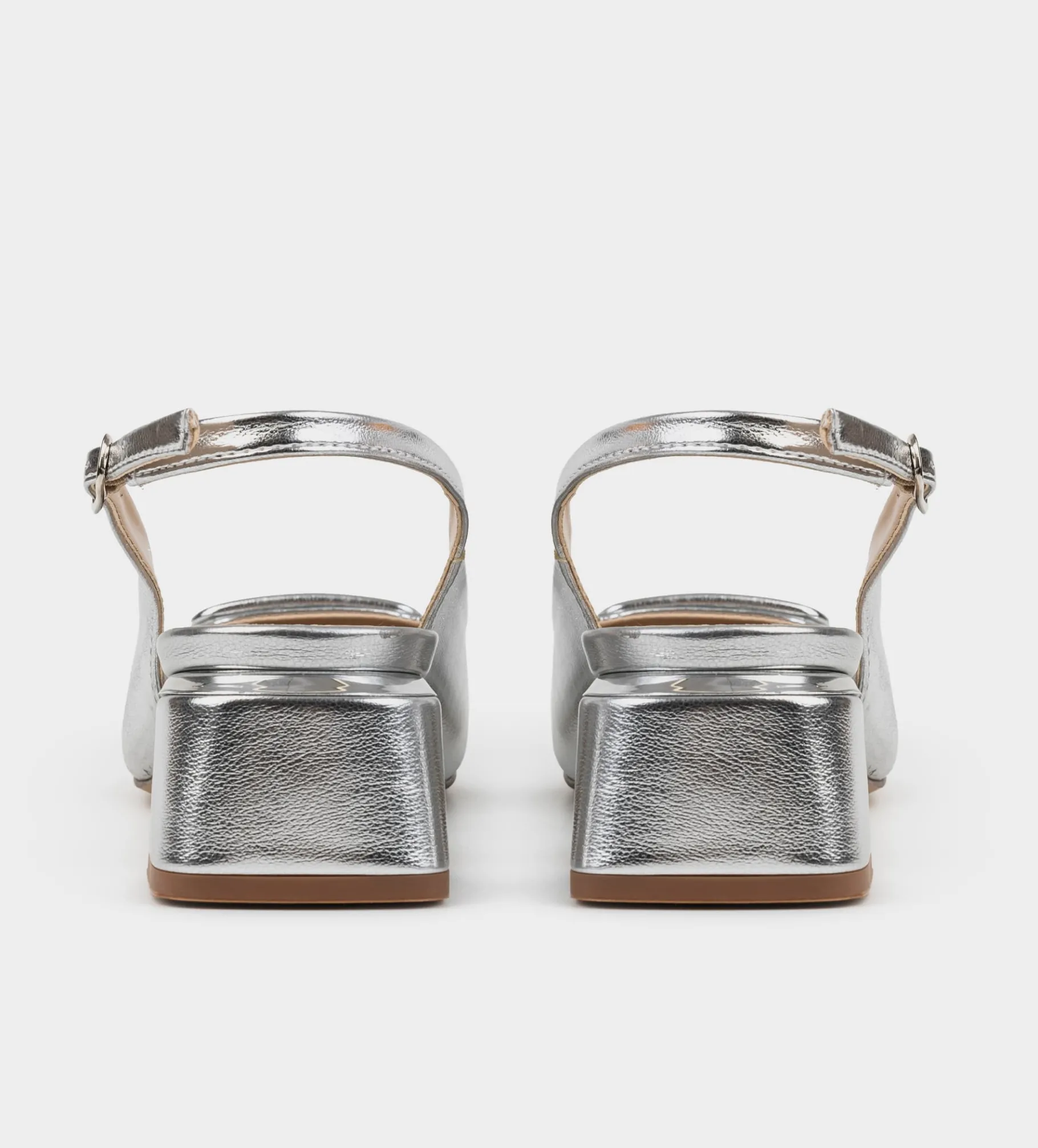 Online ZAPATILLA DESTALONADA HERRAJE PLATA Mujer Fiesta | Tacones Y Zapatillas
