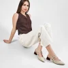 Clearance ZAPATILLA DOBLE HEBILLA BEIGE Mujer Tacones Y Zapatillas