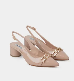 New ZAPATILLA SLING BACK  HERRAJE NEUTRO Mujer Tacones Y Zapatillas