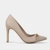 New ZAPATILLA TACÓN ALTO CADENA NUDE Mujer Fiesta | Tacones Y Zapatillas