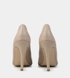 New ZAPATILLA TACÓN ALTO CADENA NUDE Mujer Fiesta | Tacones Y Zapatillas