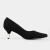 Discount ZAPATILLA TACÓN BAJO NEGRO Mujer Tacones Y Zapatillas