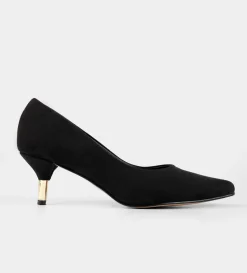 Discount ZAPATILLA TACÓN BAJO NEGRO Mujer Tacones Y Zapatillas