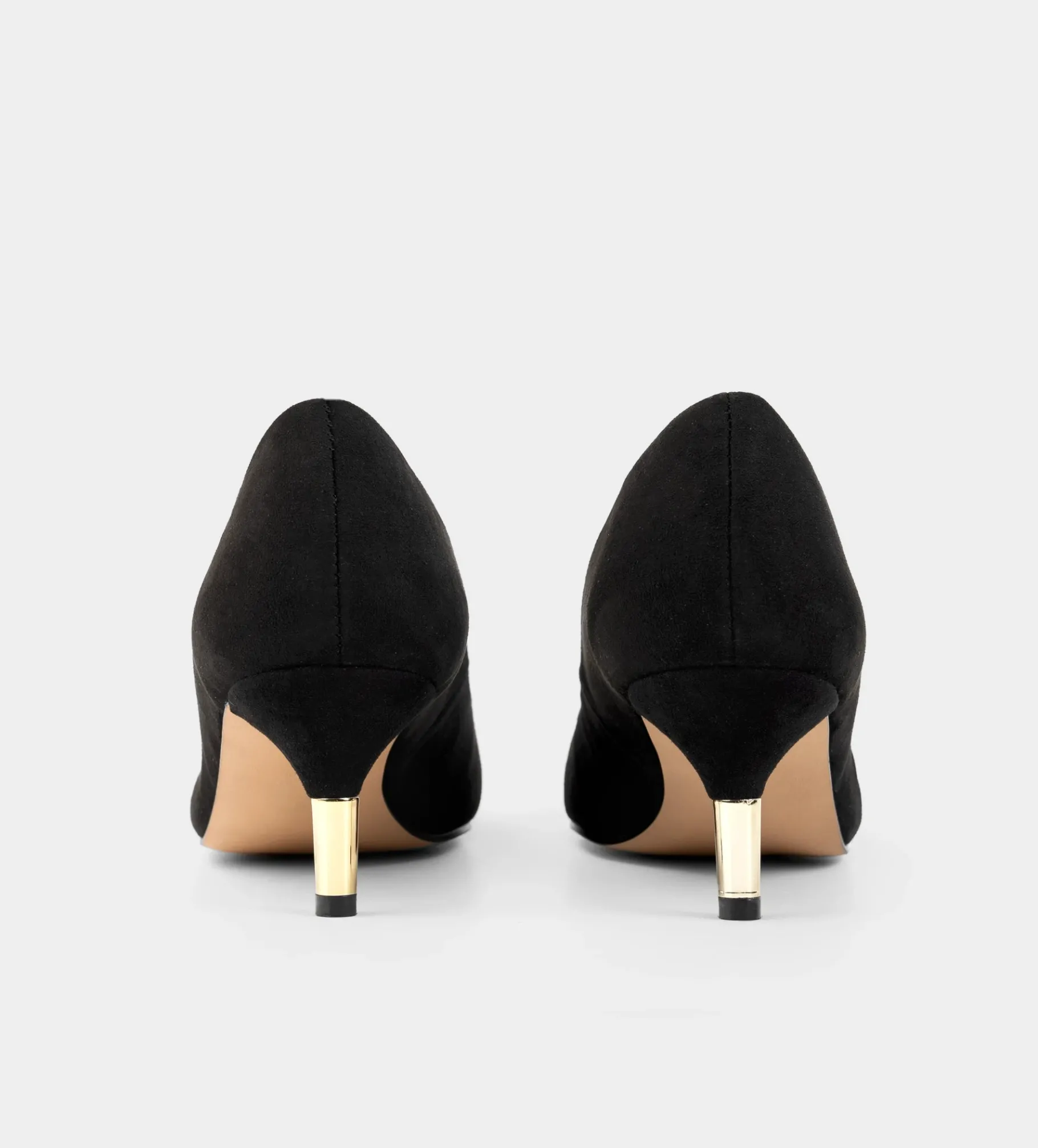 Discount ZAPATILLA TACÓN BAJO NEGRO Mujer Tacones Y Zapatillas