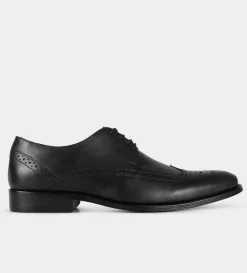 New ZAPATO DE VESTIR WINGTIP PIEL NEGRO Hombre Vestir