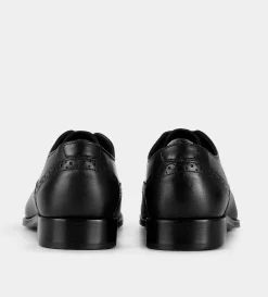 New ZAPATO DE VESTIR WINGTIP PIEL NEGRO Hombre Vestir
