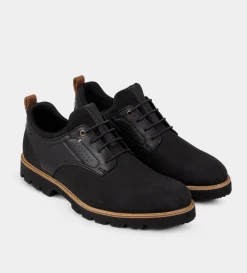 Sale ZAPATO DERBY COMBINACIÓN NEGRO Hombre Casual