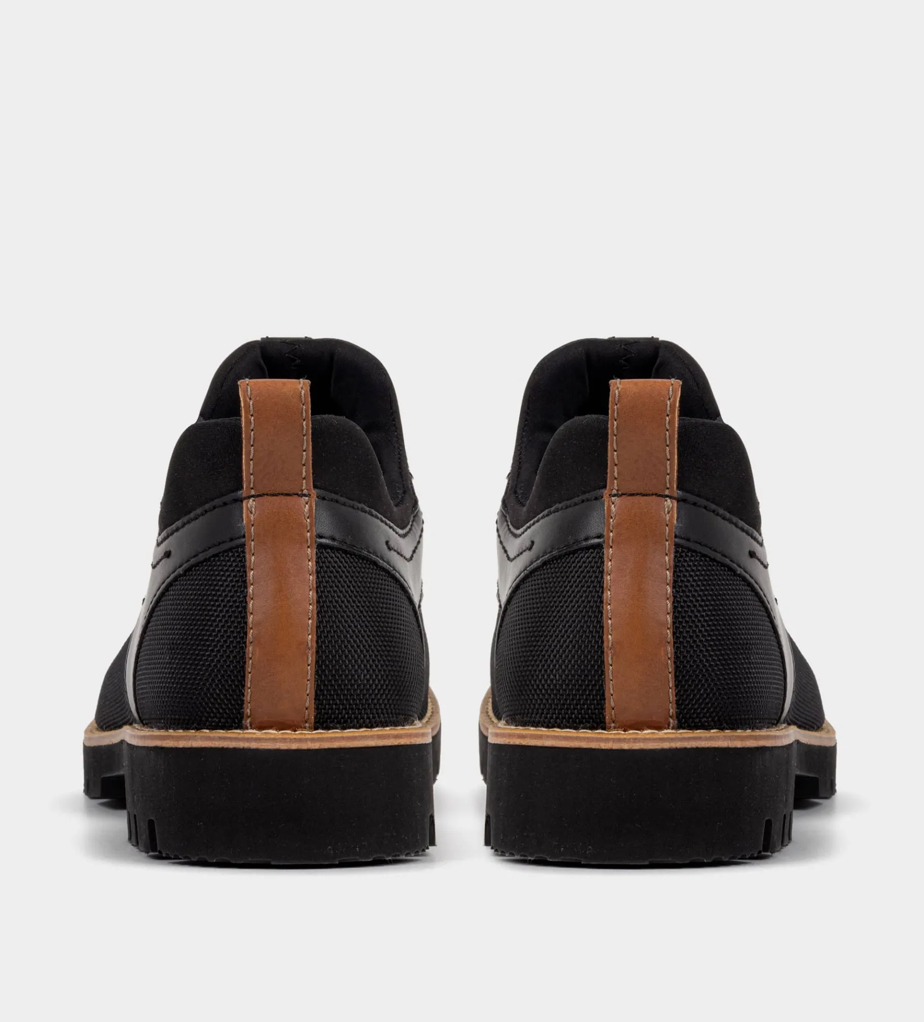 Sale ZAPATO DERBY COMBINACIÓN NEGRO Hombre Casual
