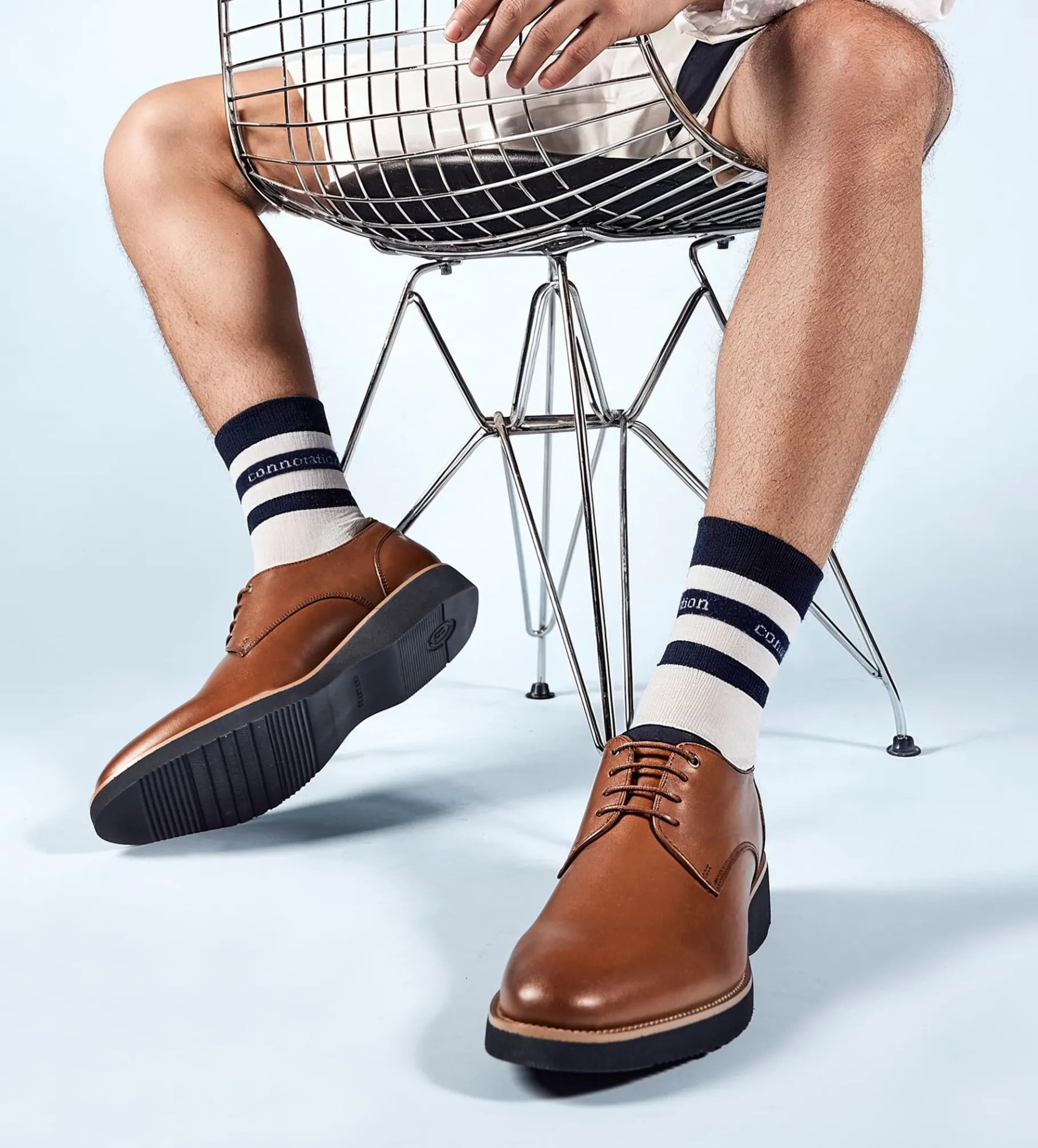 Clearance ZAPATO DERBY PIEL MIEL Hombre Casual