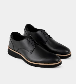 Sale ZAPATO DERBY PIEL NEGRO Hombre Casual