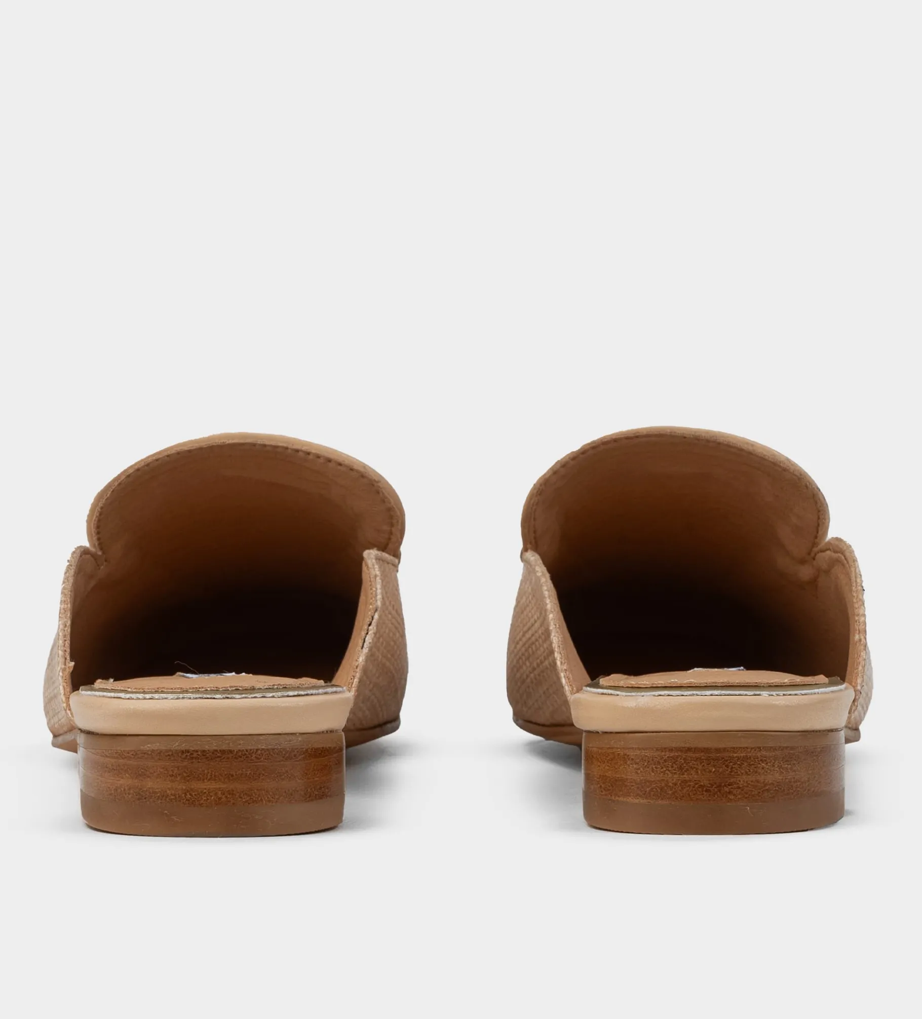 Fashion ZAPATO MULE TEJIDO BEIGE Mujer Zuecos Y Mules | Flats Y Mocasines