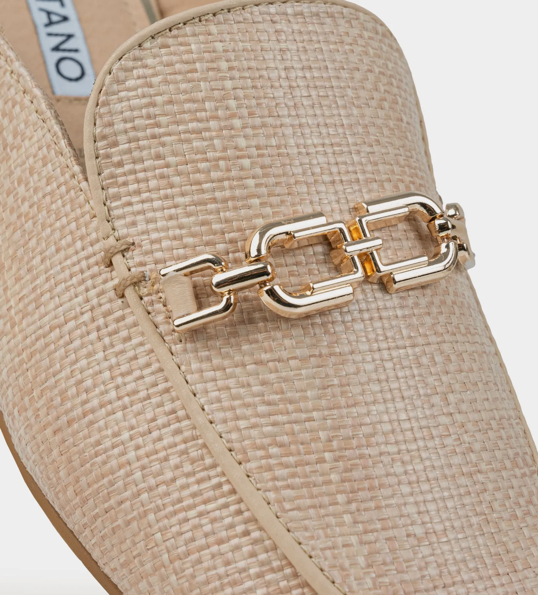 Fashion ZAPATO MULE TEJIDO BEIGE Mujer Zuecos Y Mules | Flats Y Mocasines