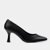 Clearance ZAPATO TACÓN BAJO PIEL NEGRO Mujer Tacones Y Zapatillas