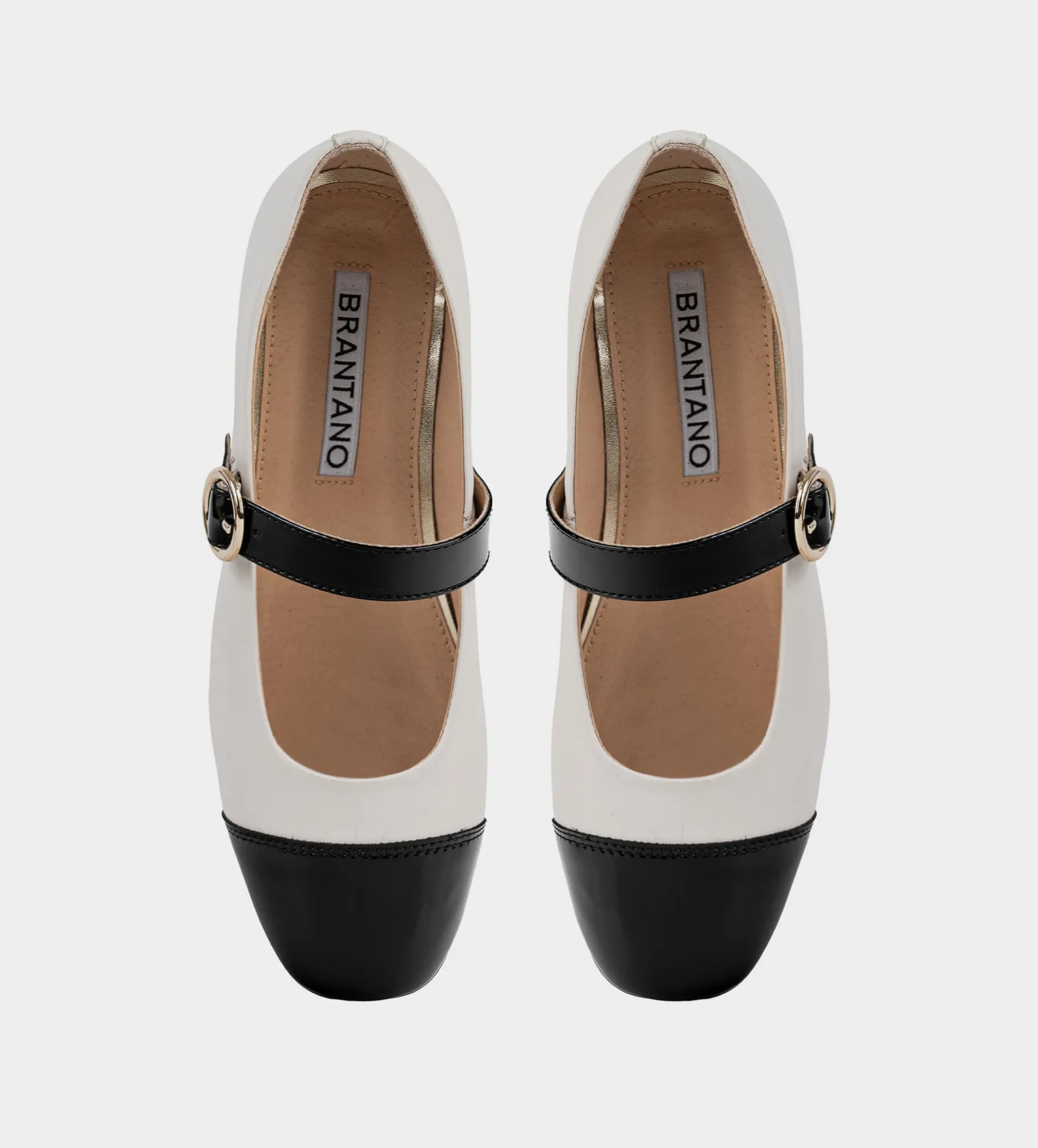 Clearance ZAPATO TACÓN PIEL BLANCO Mujer Flats Y Mocasines | Piel Auténtica